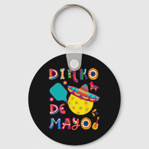 Dinko De Mayo Funny Cinco De Mayo Funny Picklebyll Sleutelhanger