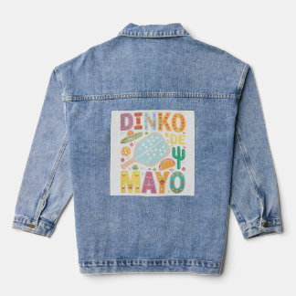 Dinko De Mayo Pickleball Cinco De Mayo Pickl Denim Jacket