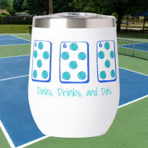 Dinks, Drinks & Dots / Pickleball Mahjong Personna