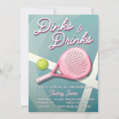 Dinks et Boissons - Invitation d'anniversaire de P (Devant)