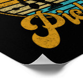 Dinkt goed met andere Pickleball Retro Poster (Hoek)