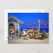 Dinky Beren: Beach Party Briefkaart (Voorkant / Achterkant)