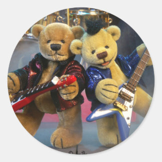 Dinky Beren gitaar duet Ronde Sticker