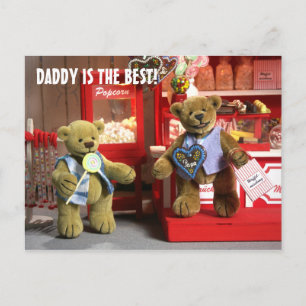 Dinky Beren: Papa is de beste! Briefkaart