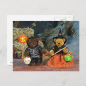Dinky Beren Skeleton & Witch Briefkaart (Voorkant / Achterkant)