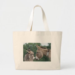 Dinky donkey grote tote bag