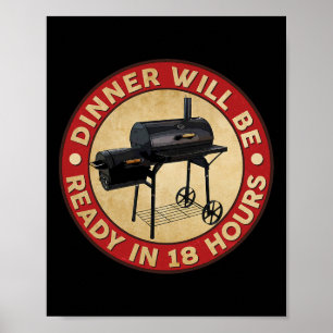 Dinne is binnen 18 uur klaar voor Mannen vleesroke Poster