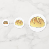 Dinner Bread Rolls Bun in het Oven-Baby shower Confetti (Voorkanten)