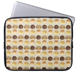 Dinner Bread Rolls Buns Bakery Baker Chef Foodie Laptop Sleeve