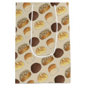 Dinner Bread Rolls Buns Bakery Baker Chef Foodie Medium Cadeauzakje (Achterkant)
