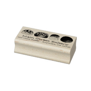 Dinner Bread Rolls Buns Bakery Baker Chef Foodie Rubberstempel