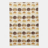 Dinner Bread Rolls Buns Bakery Baker Chef Foodie Theedoek (Verticaal)