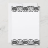 Dinner (champagne) voor de repetitie Delicate and Kaart (Achterkant)