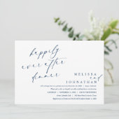 Dinner en dansen voor altijd en eeuwig  kaart (Staand voorkant)