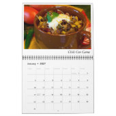 Dinner Foods Calendar Kalender (Jan 2027)