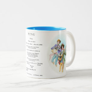 Dinner Invite te The Waldorf Astoria Hotel, 1907 Tweekleurige Koffiemok