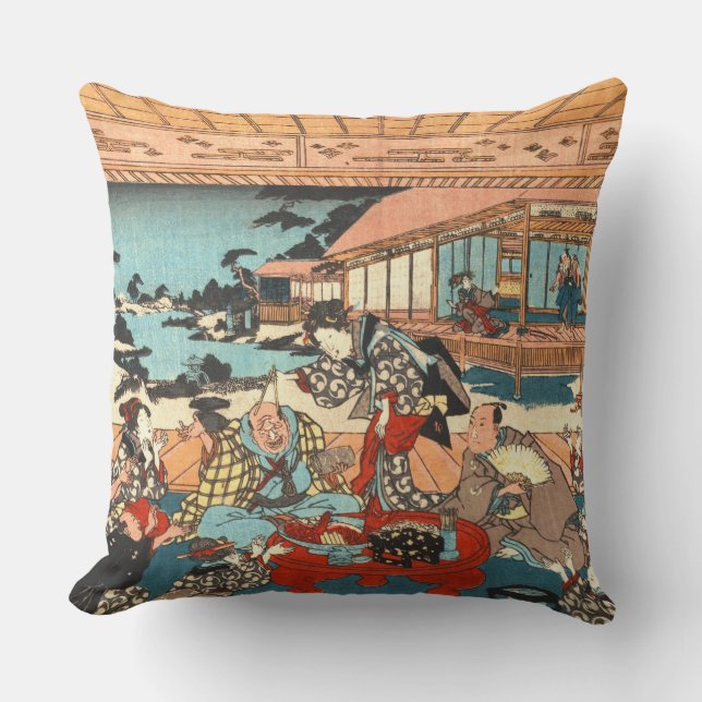 Dinner Party 1840 Kussen (Voorkant)