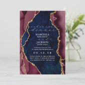 Dinner-repetitie voor marineafval, Bourgogne en go Kaart (Staand voorkant)