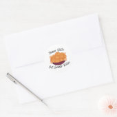 Dinner Rolls Not Gender Roles Ronde Sticker (Envelop)