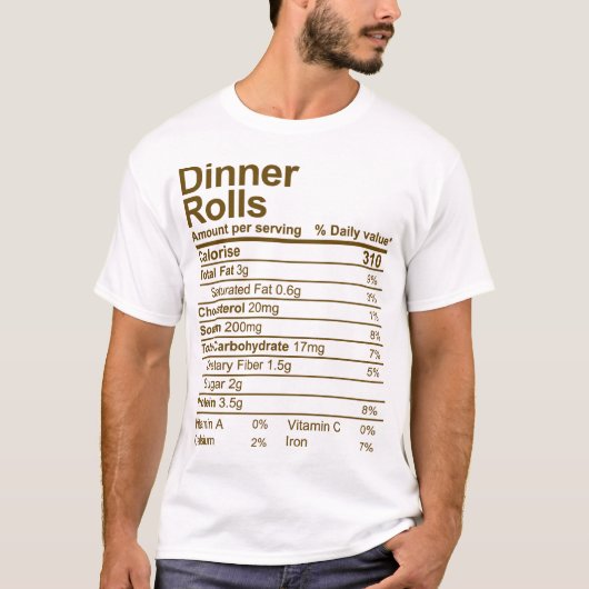 Dinner Rolls T-shirt (Voorkant)