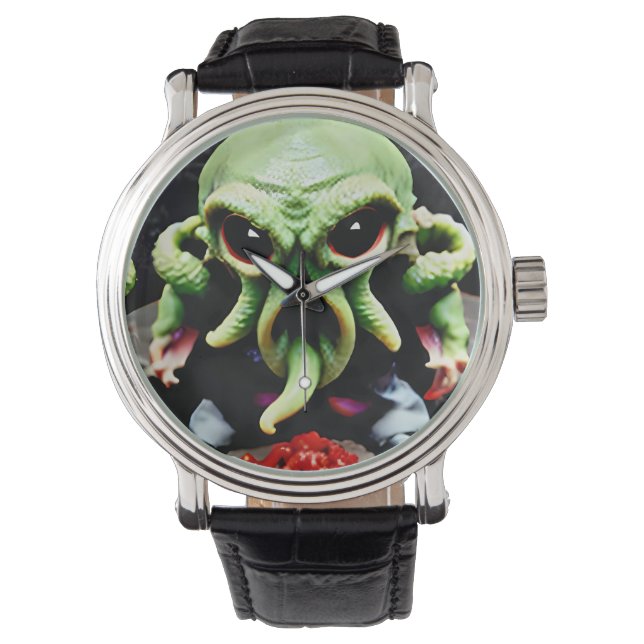 Dinner with Cthulhu Horloge (Voorkant)