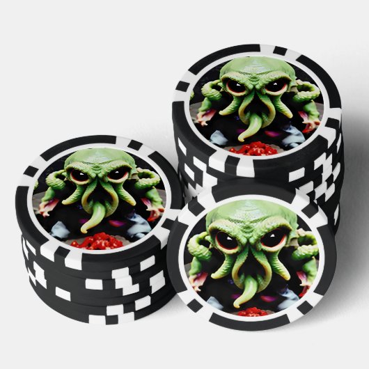 Dinner with Cthulhu Poker Chips (Opstapeling)