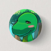 Dinnersaurus Mamasaurus Ronde Button 3,2 Cm (Voorkant)