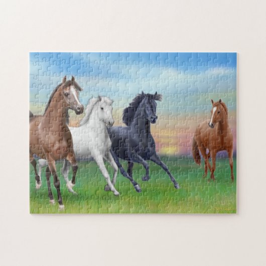 Dinnertijd op Ranch Puzzle Legpuzzel (Horizontaal)