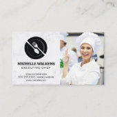 Dinnerware Logo | Chef in Kitchen Visitekaartje (Voorkant)