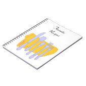 Dinnerware Silverware Design Carnet personnalisé (Côté gauche)