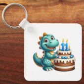 Dino 11e verjaardag sleutelhanger (Voorkant)