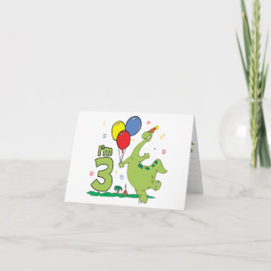 Dino 3e verjaardag invulling uitnodiging