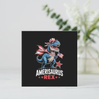 Dino 4 juli Amerisaurus T Rex Grappig