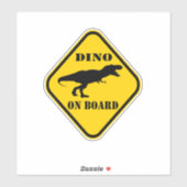 Dino aan boord sticker (Vel)