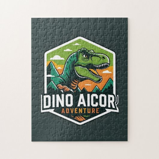 Dino Adventure Challenge Puzzel Legpuzzel (Verticaal)