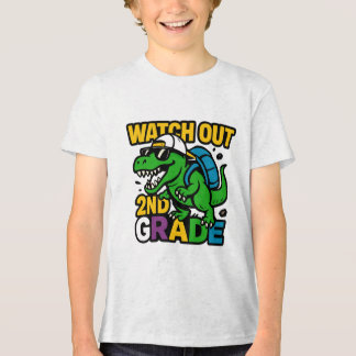 Dino Adventure Second Grade Tee Tri-Blend Shirt