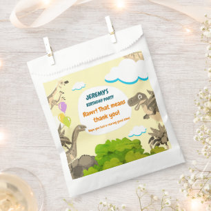 Dino Anniversaire Fête Favoriser les sacs