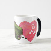 Dino avec Rose Be Mine Mug (Devant droit)