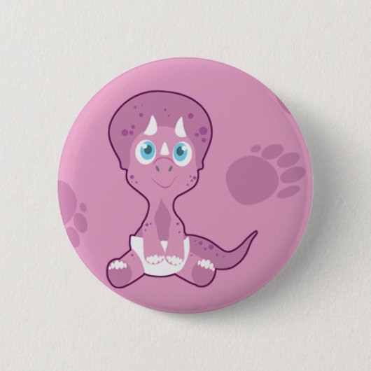 Dino Babies Ronde Button 5,7 Cm (Voorkant)