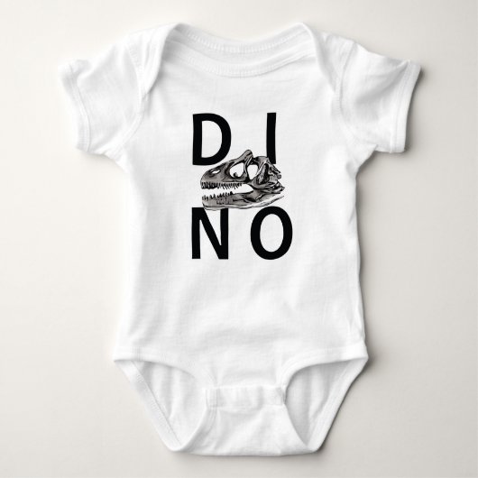 DINO - Baby Jersey Bodysuit (Voorkant)