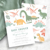 Dino Baby shower Invitation
