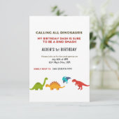 Dino Bash Kaart (Staand voorkant)