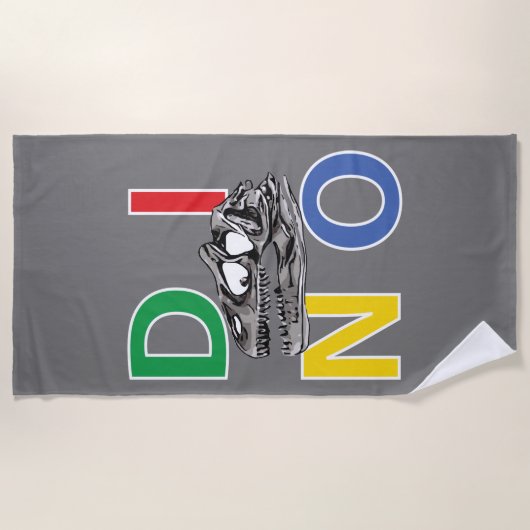 DINO - Beach Towel Strandlaken (Voorkant)