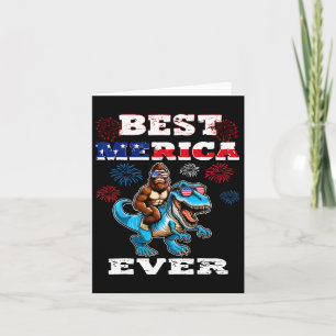 Dino Bigfoot 4 juli 1776 Jongens Amerikaanse vlag Kaart