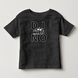DINO - Black Toddler Fine Jersey T-Shirt