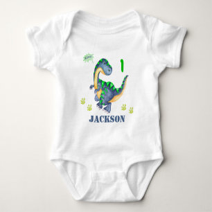 Dino bodysuit Boy Dinosaur body suit Dino tshirt