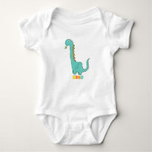 Dino bodysuit voor kinderen