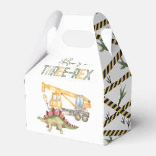 Dino Bouw Partij Favor Box Bedankdoosjes