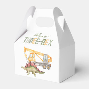 Dino Bouw Partij Favor Box Bedankdoosjes