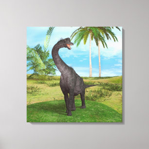 Dino Brachiosaurus Canvas Afdruk